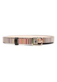 Paul Smith striped leather belt - Mehrfarbig