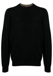 Paul Smith Fein gestrickter Pullover aus Merinowolle - Schwarz