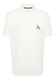 Paul Smith embroidered-design cotton polo shirt - Weiß