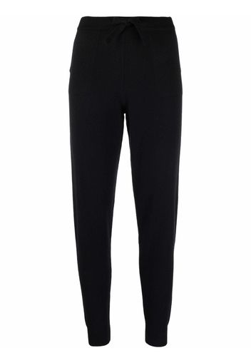 PAULA Tapered-Hose aus Kaschmir - Schwarz