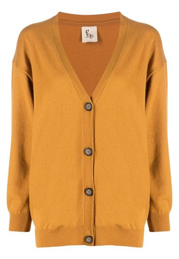 PAULA Cardigan aus Kaschmir - Orange