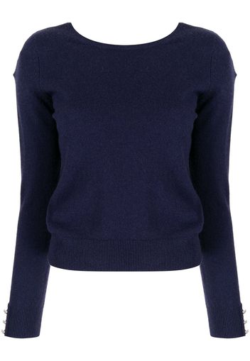 Paule Ka Klassischer Kaschmirpullover - Blau