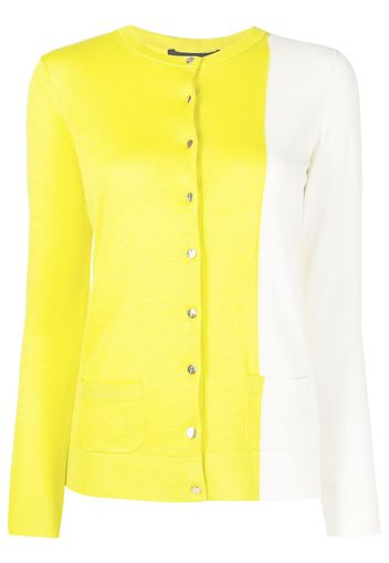 Paule Ka Cardigan in Colour-Block-Optik - Gelb