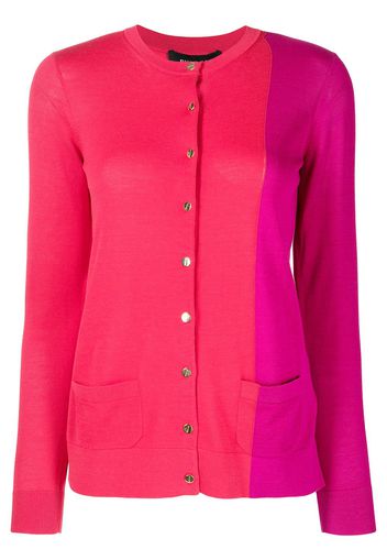 Paule Ka Cardigan in Colour-Block-Optik - Rot