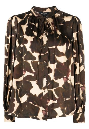 Paule Ka camouflage print shirt - Braun