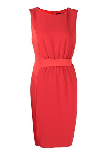 Paule Ka contrast-panel shift dress - Rot