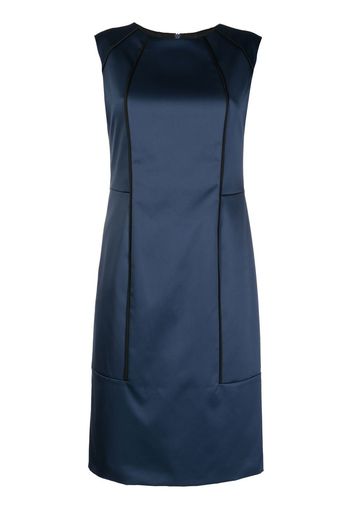 Paule Ka piped-trim shift dress - Blau