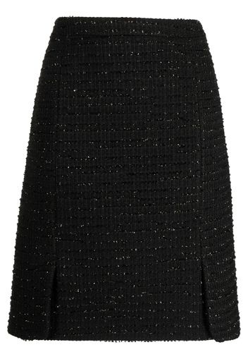 Paule Ka tweed mini skirt - Schwarz