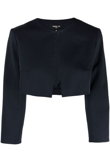 Paule Ka Ottoman Cropped-Jacke - Blau