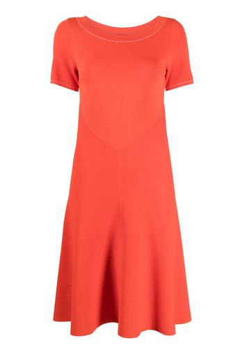 Paule Ka Kleid mit kurzen Ärmeln - Orange