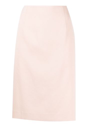 Paule Ka high-waisted pencil skirt - Nude