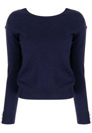 Paule Ka Klassischer Kaschmirpullover - Blau