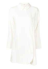 Paule Ka pleated-panel shift dress - Weiß