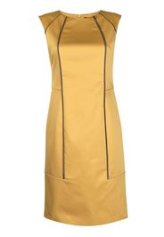 Paule Ka piped-trim shift dress - Gelb