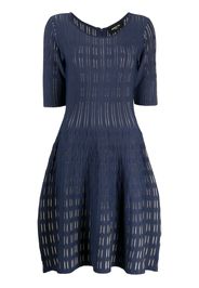 Paule Ka Kurzärmeliges Strickkleid - Blau