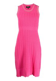 Paule Ka Ärmelloses Strickkleid aus Lurex - Rosa