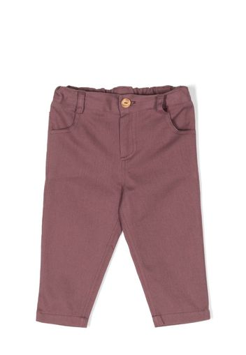 Paz Rodriguez slim-cut chino trousers - Violett