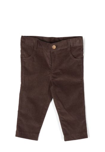 Paz Rodriguez straight-leg corduroy trousers - Braun