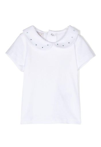 Paz Rodriguez Peter Pan-collar T-shirt - Weiß