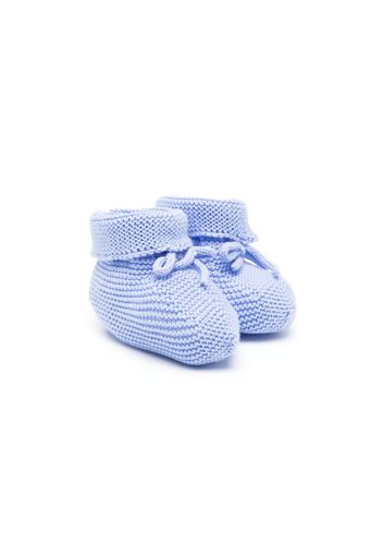 Paz Rodriguez slip-on knitted pre-walkers - Blau