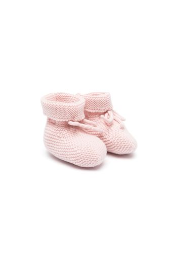 Paz Rodriguez slip-on knitted pre-walkers - Rosa