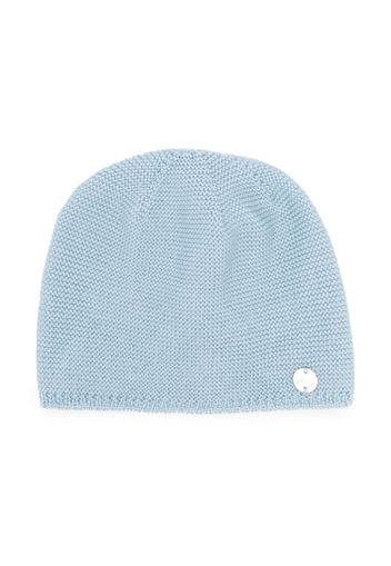 Paz Rodriguez Beanie mit Knopfdetail - Blau