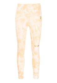 P.E Nation logo-print detail leggings - Orange