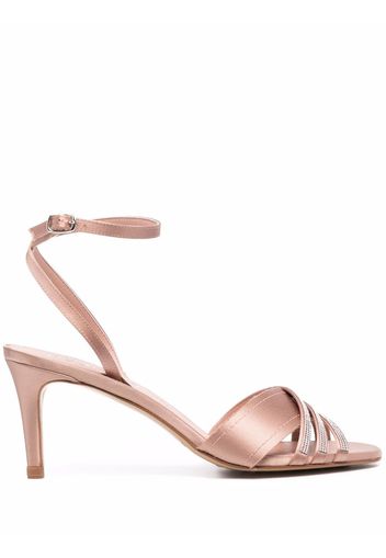 Pedro Garcia Xilia pavé high-heel sandals - Nude