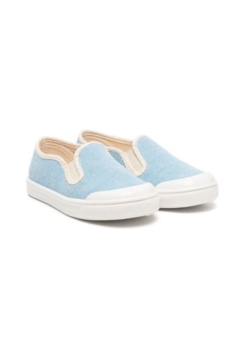 Pèpè Slip-On-Sneakers mit Stretcheinsätzen - Blau