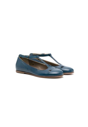 Pèpè Ballerinas mit Schnalle - Blau