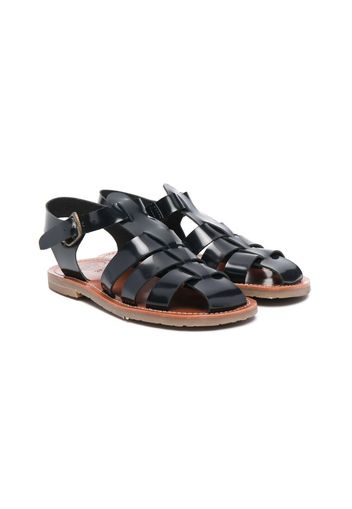 Pèpè buckle-fastening leather sandals - Blau