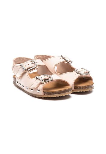 Pèpè buckle-fastening leather sandals - Nude