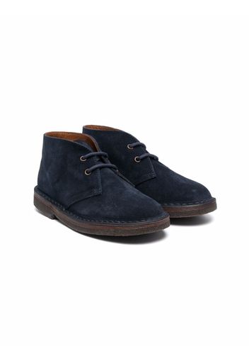 Pèpè Desert-Boots aus Wildleder - Blau