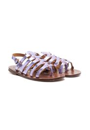 Pèpè Sandalen im Metallic-Look - Violett