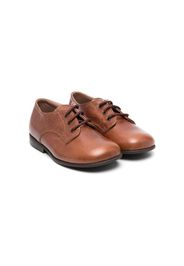 Pèpè Derby-Schuhe aus strukturiertem Leder - Braun