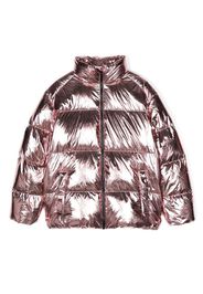 Perfect Moment Kids glossy puffer jacket - Rosa