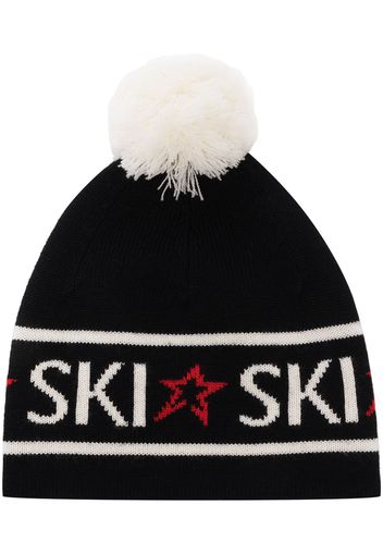 Perfect Moment Ski knitted beanie - Schwarz