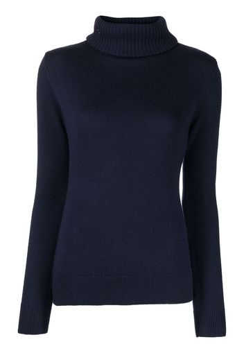 Perfect Moment Klassischer Rollkragenpullover - Blau