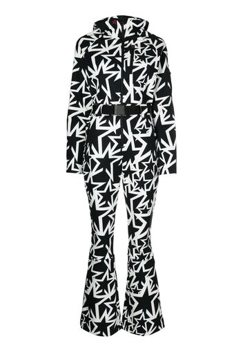 Perfect Moment Nova star-print ski jumpsuit - Schwarz