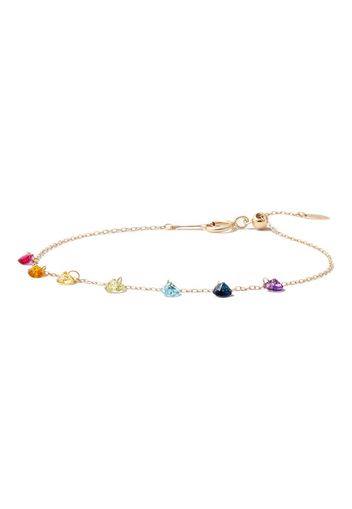 Persée 18kt yellow gold Chakras sapphire necklace