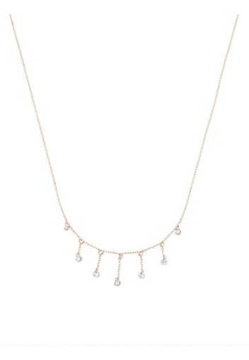 Persée 18kt yellow gold Bohème diamond drop necklace