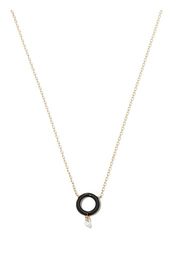 Persée 18kt yellow gold diamond pendant necklace