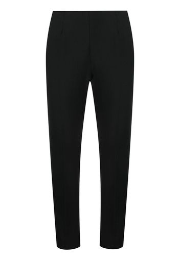 Peserico Schmale Cropped-Hose - Schwarz