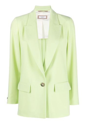 Peserico peak-lapel single-breasted blazer - Grün