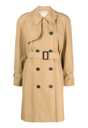 Peserico double-breasted trench coat - Nude