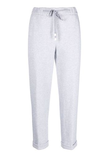 Peserico turned-up track pants - Grau