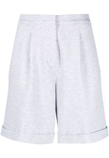 Peserico Kurze Shorts mit hohem Bund - Grau