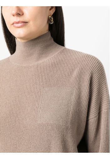 Peserico Gerippter Pullover - Nude