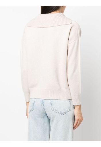 Peserico Pullover mit V-Ausschnitt - Nude