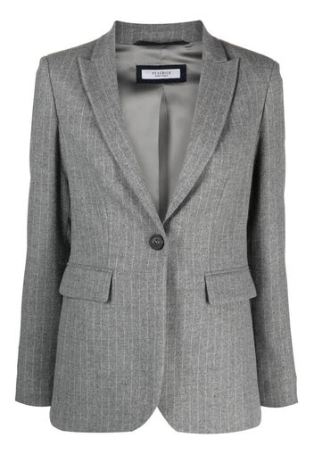 Peserico pinstriped single-breasted blazer - Grau